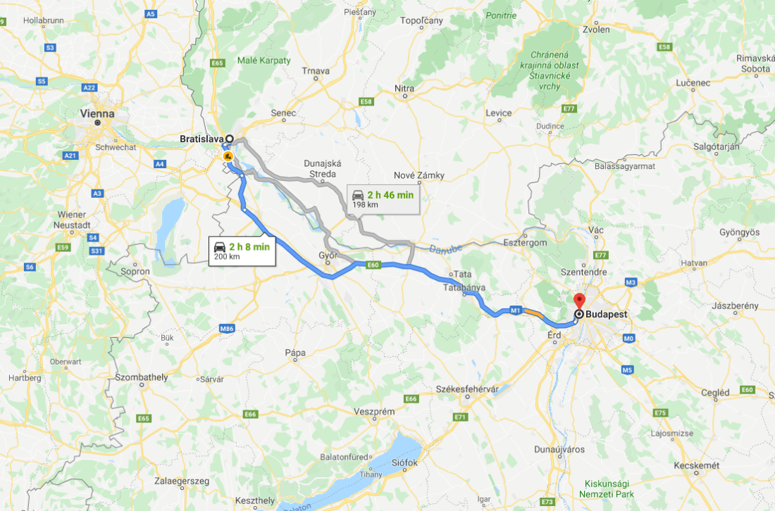 2019-12-14 14_39_34-Bratislava, Slovakia to Budapest, Hungary - Google Maps.png